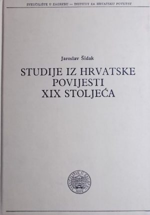 Šidak: Studije iz hrvatske povijesti 20 stoljeća