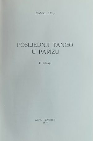 Alley: Posljednji tango u Parizu
