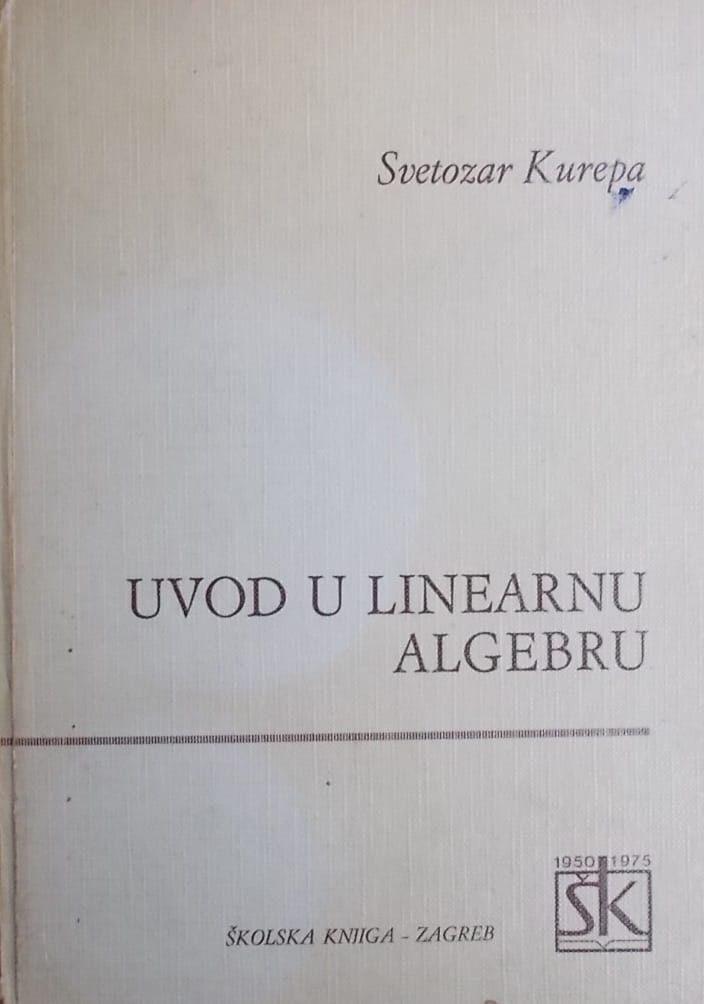 Kurepa-Uvodu linearnu algebru