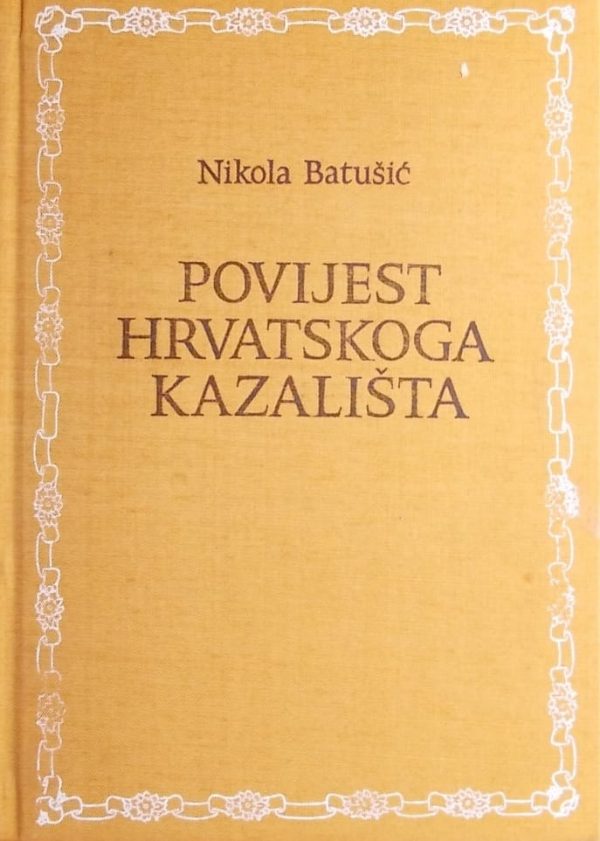 Batušić: Povijest hrvatskoga kazališta