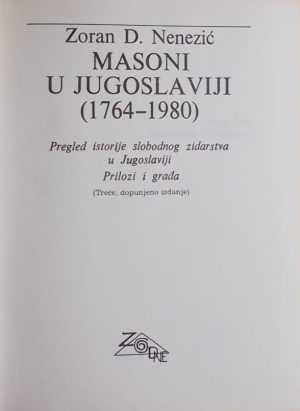Nenezić: Masoni u Jugoslaviji