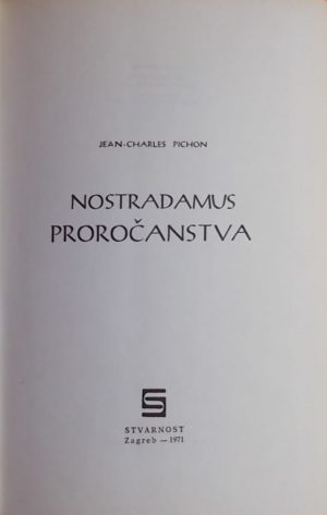 Pichon-Nostradamus-proročanstva