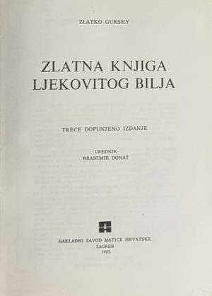 Gursky: Zlatna knjiga ljekovitog bilja