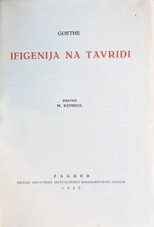 Goethe-Ifigenija na Tavridi