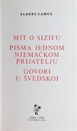 Camus-Mit o Sizifu Pisma