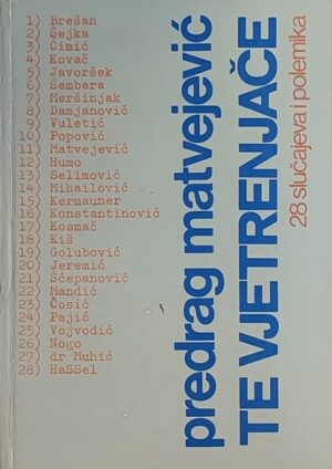 Matvejević: Te vjetrenjače