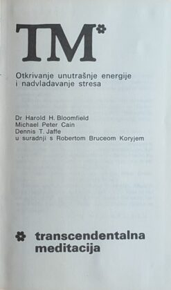 Bloomfield: Transcendentalna meditacija