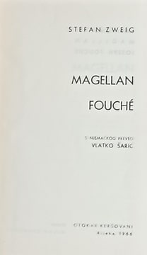 Zweig: Magellan / Fouché