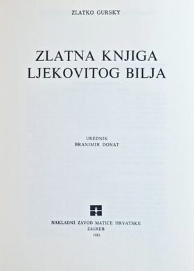 Gursky-Zlatna knjiga ljekovitog bilja