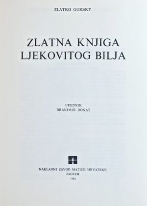 Gursky-Zlatna knjiga ljekovitog bilja