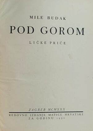 Budak-Pod gorom