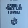 Meštrović-Uspomene na političke ljude i događaje