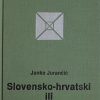 Jurančič: Slovensko-hrvatski ili srpski rječnik