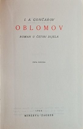 Gončarov: Oblomov