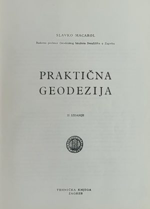 Macarol: Praktična geodezija