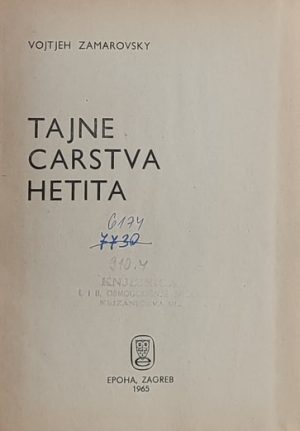 Zamarovsky: Tajne carstva Hetita