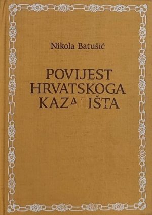 Batušić: Povijest hrvatskoga kazališta