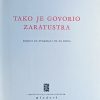 Nietzsche-Tako je govorio Zaratustra