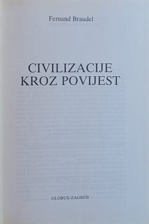 Braudel: Civilizacije kroz povijest