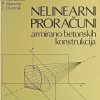 Nelinearni proračuni armirano betonskih konstrukcija