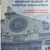 Structural Analysis of Historical Constructions