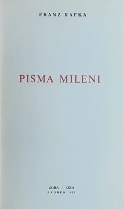 Kafka-Pisma Mileni