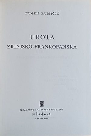 Kumičić: Urota Zrinjsko-frankopanska