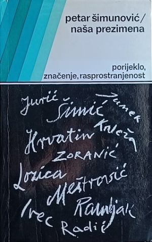 Šimunović: Naša prezimena
