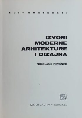 Pevsner-Izvori moderne arhitekture i dizajna