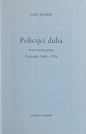 Mandić-Policajci duha