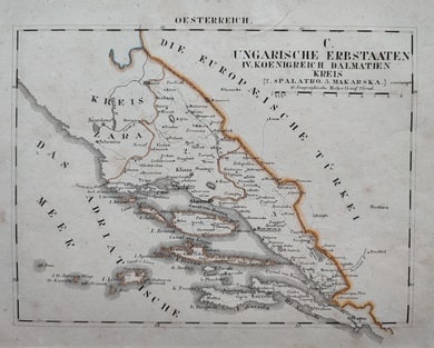 Ungarische erbstaaten IV. Koenigreich Dalmatien kreis - Slika 2