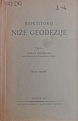 Neidhardt: Repetitorij niže geodezije