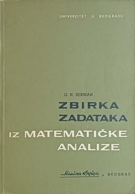 Berman: Zbirka zadataka iz matematičke analize