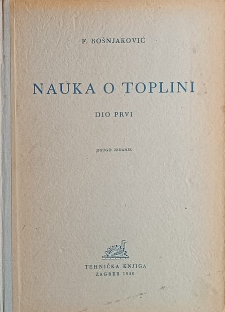 Bošnjaković-Nauka o toplini 1