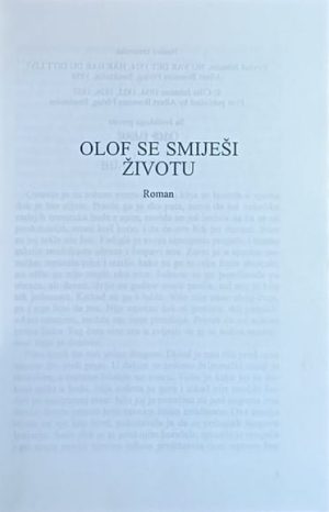 Johnson: Olof se smiješi životu