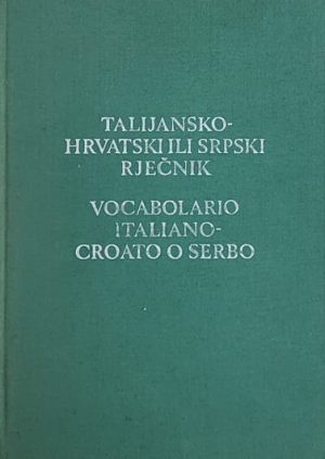 Deanović, Jernej: Talijansko-hrvatski ili srpski rječnik