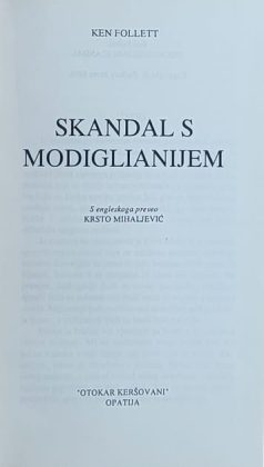 Follett: Skandal s Modiglianijem