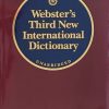 Webster's Third New Internatinal Dictionary