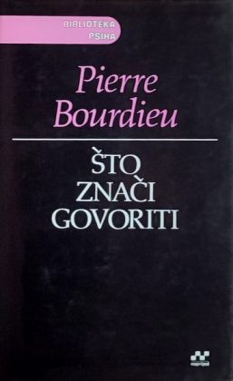 Bourdieu-Što znači govoriti