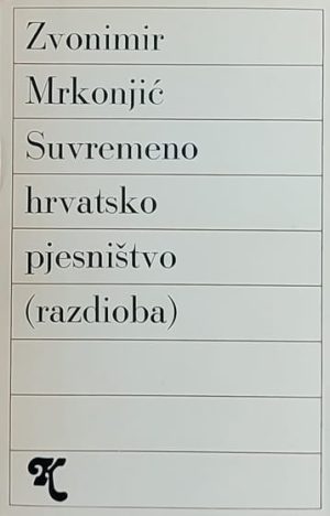 Mrkonjić-Suvremeno hrvatsko pjesništvo